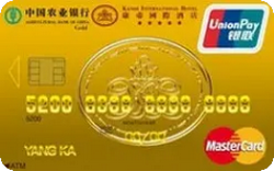 農(nóng)業(yè)銀行金穗康帝五星聯(lián)名信用卡 金卡